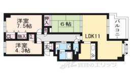 ティアラ大津間取り図面