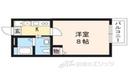 フラッティ一条智恵光院間取り図面