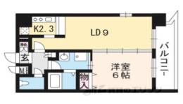 ライジングコート京都西院フロンティア間取り図面
