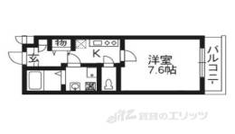エリーフラッツ嵐山間取り図面
