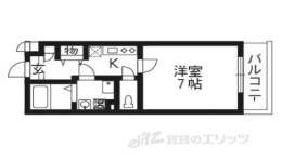 エリーフラッツ嵐山間取り図面