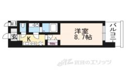 アーバンフラッツ五条堀川間取り図面