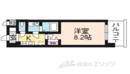 アーバンフラッツ五条堀川間取り図面