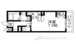 アベニューサイド五条間取り図面