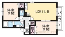 アルカディアＢ棟間取り図面