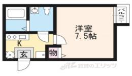 フラッティ丹波口間取り図面