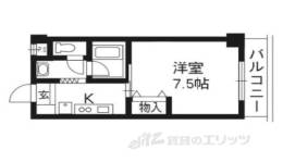 オフージュ西小路間取り図面
