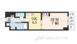 エス・キュート京都下鴨東間取り図面