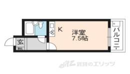 Ｓｉｎｇｌｅ　Ｑｕａｒｔｅｒｓ西賀茂間取り図面