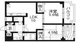エイブル創久五条大宮間取り図面