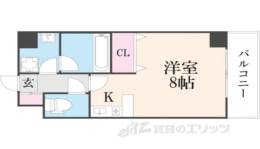 エイブル創久五条大宮間取り図面
