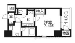 クリスタルグランツ京都御所西間取り図面