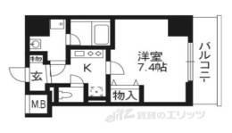 クリスタルグランツ京都御所西間取り図面