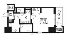 クリスタルグランツ京都御所西間取り図面