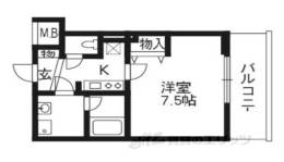 クリスタルグランツ京都御所西間取り図面
