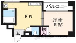プロスペクト河原町五条間取り図面