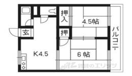 柿ノ本ハイツ間取り図面