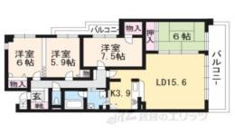 ユニーブル京都紫野間取り図面