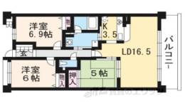 ユニーブル京都紫野間取り図面