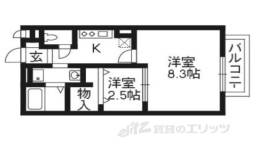 Ｂｌｕｅ　Ｖｅｒｔ　ＴＯＫＵＲＡ　１間取り図面