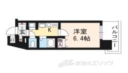 プレサンス京都駅前千都間取り図面