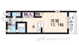 アミティエ大江１間取り図面