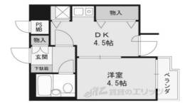 ライオンズマンション京都河原町間取り図面