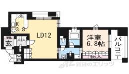 リーガル京都烏丸御池間取り図面
