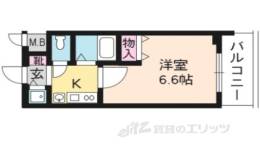 ｱｸｱﾌﾟﾚｲｽ京都御所ノ内間取り図面