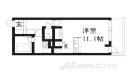 西八條邸彩丹間取り図面