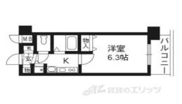 プレサンス京都駅前千都間取り図面