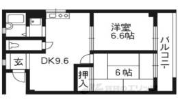 富小路マンション間取り図面