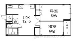富小路マンション間取り図面