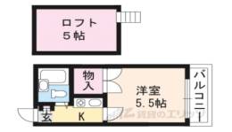 レオパレス山科第8間取り図面