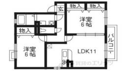 スタシオン東野・アクシス間取り図面