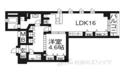 コンフォール室町六角間取り図面