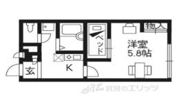 レオパレス木蓮間取り図面