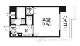 ベラジオ四条烏丸304間取り図面