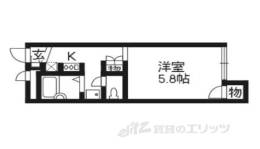 リベルテ木幡駅前間取り図面
