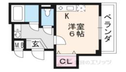 アーネストマンション１間取り図面