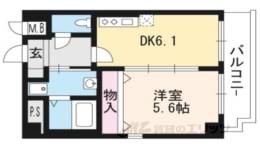 ヴェルメゾン御所西間取り図面