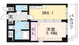 ヴェルメゾン御所西間取り図面