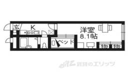 レオパレス五箇庄間取り図面