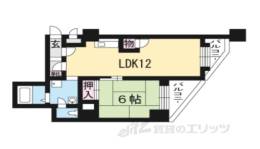 シャレー山科５０３号間取り図面