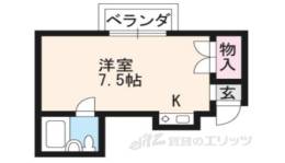 タウンハイツ白川間取り図面