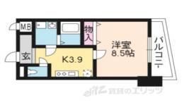 CITY SPIRE浜大津駅前間取り図面