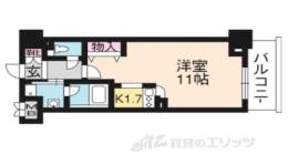 レジディア御所東間取り図面