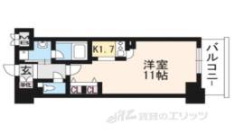 レジディア御所東間取り図面
