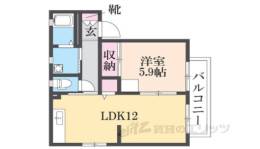 レジデンスＴＫ　Ｃ間取り図面