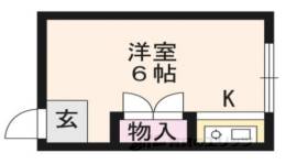 コーポＫ間取り図面